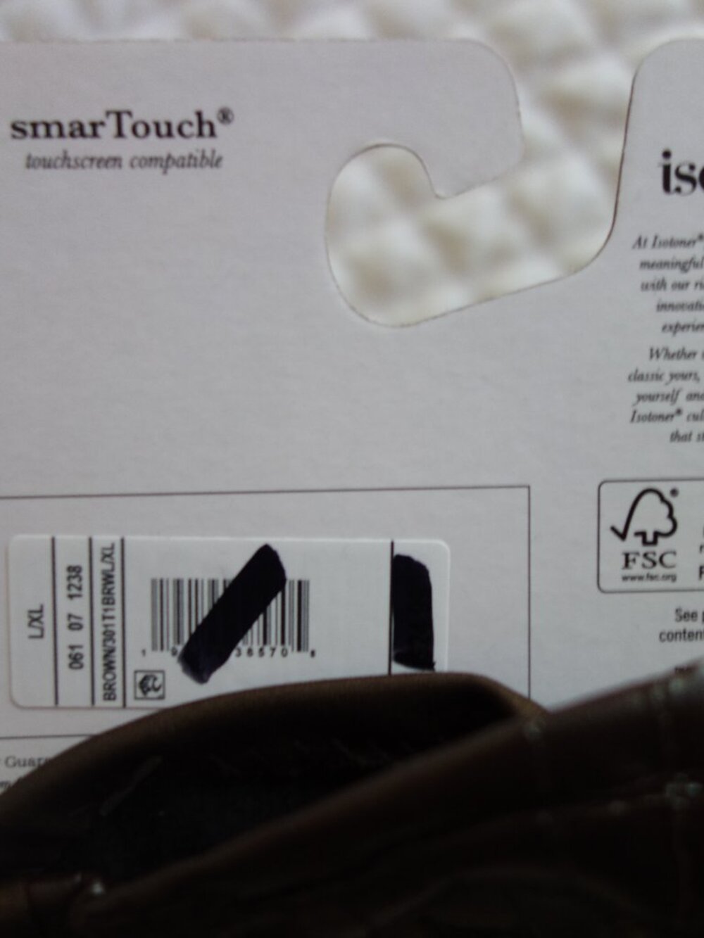 NWT $50 Two Pairs (Black/Brown) of Isotoner Gloves – L/XL - Picture 5 of 9